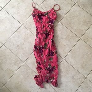 Betsy Johnson velvet flower cocktail dress
